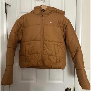 Nike Sportswear Classic Puffer Womens XS Therma-FIT Hooded Jacket FZ5899-224 NEW